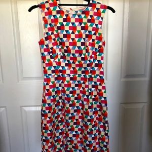 Kate Spade Geometric Print Dress